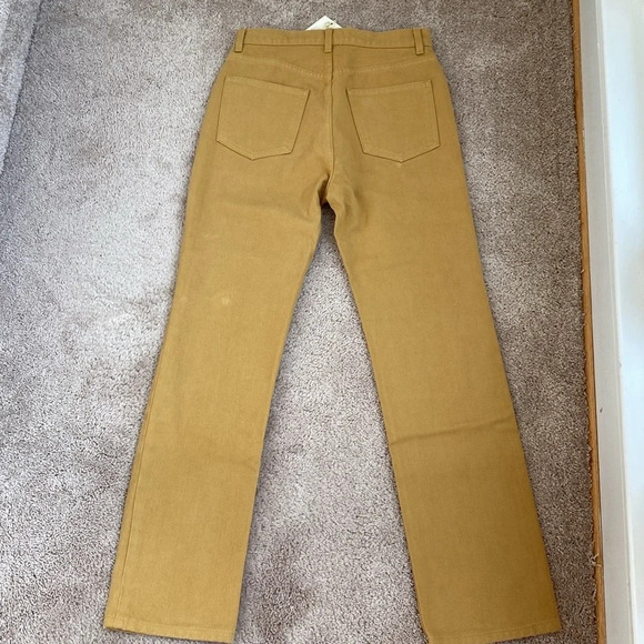 Doen ‘Diana’ Denim Jean Palomino Gold Fish‎ Pop Yellow 25 NWT NEW Mustard Jeans - Picture 11 of 12